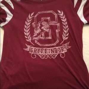 Harry Potter Gryfindor T shirt. Barley worn
